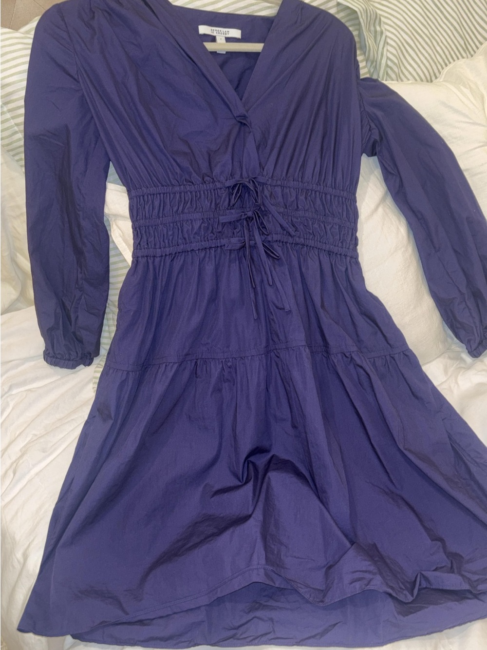 Derek Lam 10 Crosby Charlotte Cotton Poplin Mini Dress